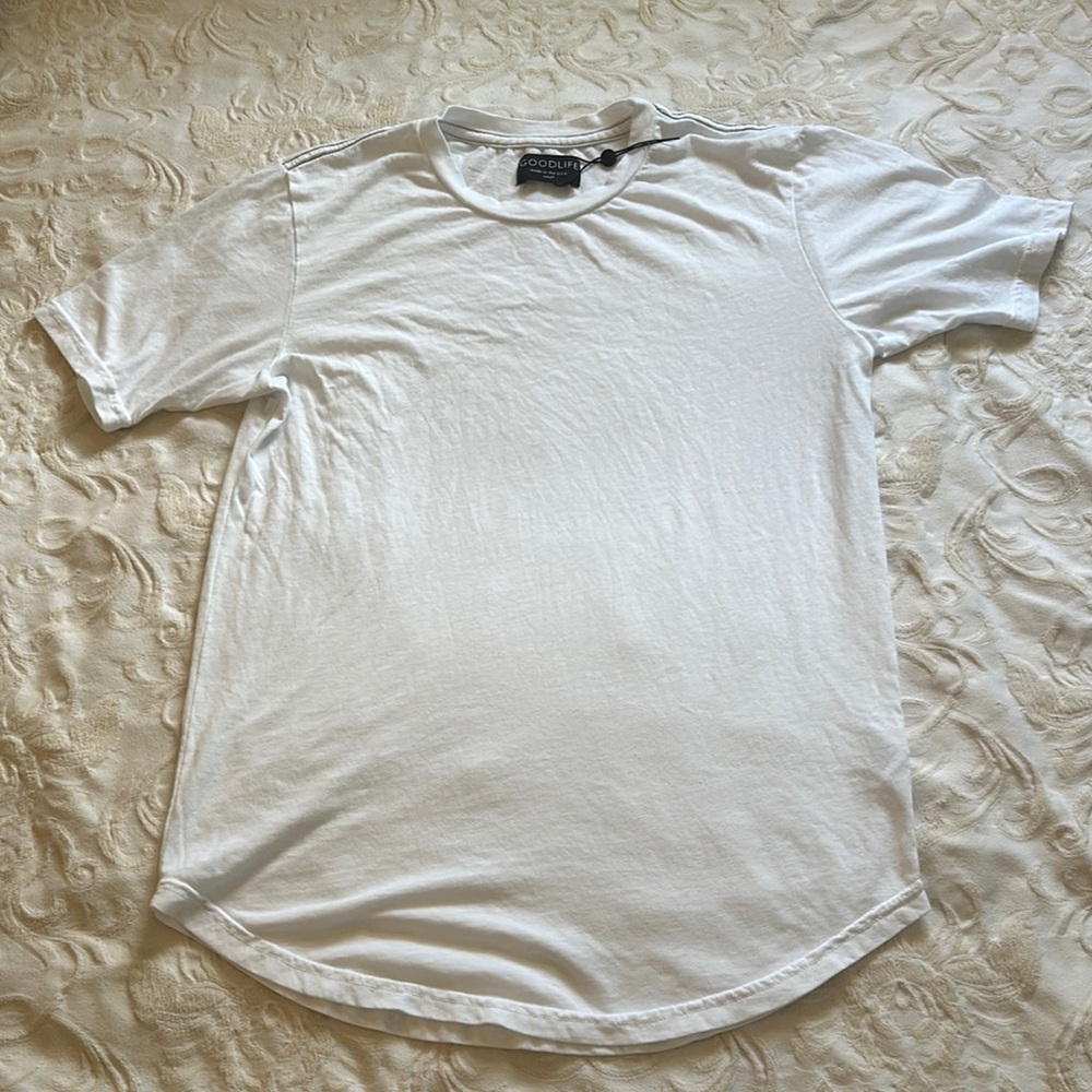 GOODLIFE White Short Sleeve Tee Relaxed Fit